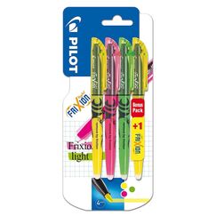 Pilot FriXion Light Marker 4 Stück(e) Meißel Grün, Pink, Gelb