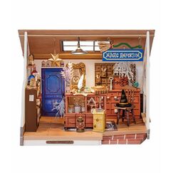 ROBOTIME DG155 DIY-Miniatur-Haus/Bücherecke DIY-Miniaturhaus