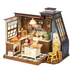 ROBOTIME DG172 DIY-Miniatur-Haus/Bücherecke DIY-Miniaturhaus