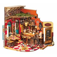 ROBOTIME DG173 DIY-Miniatur-Haus/Bücherecke DIY-Miniaturhaus
