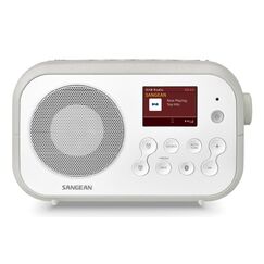 Sangean DPR-42BT Tragbar Analog & Digital Grau, Weiß