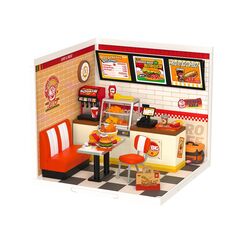 ROBOTIME Yum Yum Burgers DIY-Miniaturhaus