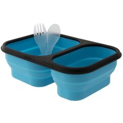 Eurotrail ETKW5016 Brotdose Silikon Schwarz, Blau 1 Stück(e), Farbe: Schwarz, Blau