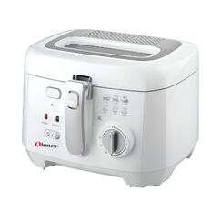 Ohmex OHM-FRY-1180 Fritteuse Einzelbild Eigenständig 1800 W Grau, Weiß