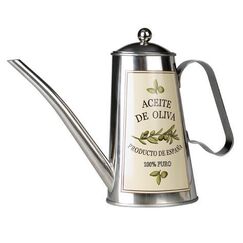 Ibili 705005 Öl-/Essig-Spender 0,5 l Dose Edelstahl Beige, Edelstahl