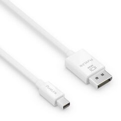 PureLink Premium 4K mini DisplayPort / DisplayPort Kabel – 2,00m, weiß