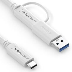 PureLink IS2512-005 USB Kabel USB 3.2 Gen 2 (3.1 Gen 2) 0,5 m USB C USB A/USB C 10 Gbit/s 100 W Weiß