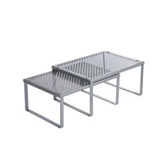 Songmics 2er Set Küchen-Organizer aus Metall