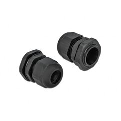DeLOCK Kabelverschraubung PG16 10 Stück schwarz