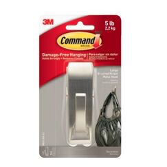 3M MR03-BNFGN Wandhalterung Drinnen Universalhaken Silber 1 Stück(e)