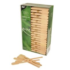 Papstar 16715 Wegwerf-Löffel Disposable stirring sticks Holz Natürlich/Natur 1000 Stück(e)