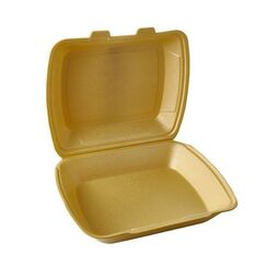 Papstar 90097 Einweg-Lebensmittelbehälter Expandiertes Polystyrol (EPS) Gold