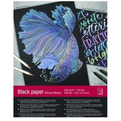 Tombow PB-BLACK-5 Kunstpapier 15 Blätter