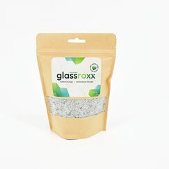 GlassRoxx UC-SILVERS-P750gr Perlenmischung Glas Weiß