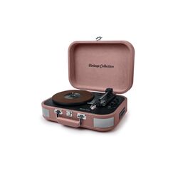 Muse MT-201 BTP Plattenspieler Audio-Plattenspieler mit Riemenantrieb Schwarz, Pink