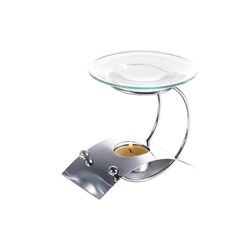 SISSEL 7773 Aroma-Lampe Glas, Metall Metallisch, Transparent