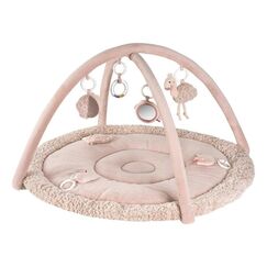 Fehn 042184 Plüsch, Polyester Rose Babyspielmatte