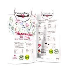 HerzensHund HH9-130 Hunde-Dosenfutter Apfel, Huhn Adult 130 g