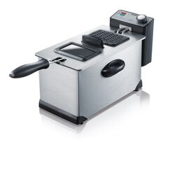 Severin FR 2431 Fritteuse Einzelbild 3 l Eigenständig 2000 W Edelstahl