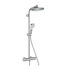 Hansgrohe Crometta S Duschsystem 2 Kopf/Köpfe Wand Chrom