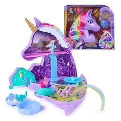 Unicorn Academy - Styling Kopf Spielset Wildstar, Einhorn-Styling-Kopf mit Zubehör, Spielset mit Baby-Einhörnern und Accessoires, für Kinder ab 4 Jahren