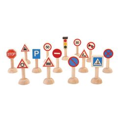 PlanToys Set Of Traffic Signs & Lights
