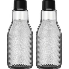 SodaStream 1047240490 Karaffe, Krug & Flasche 0,95 l Schwarz, Transparent