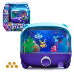 Bitzee Aquarium, interaktives digitales Haustier und sensorisches Spielzeug, Schreibtisch-Gadget mit 3D-Kugeln zum Füttern, 30 Tiere sammeln, Geschenk ab 5 Jahren