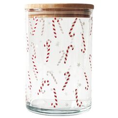 Wunderle 71880 Glas Rund Rot, Transparent, Holz