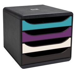 Exacompta 310101D Büro-Schubladenschrank Mehrfarbig
