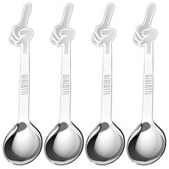 Bialetti DCDESIGN15 Löffel Kaffeelöffel Edelstahl 4 Stück(e)