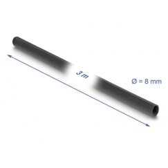 DeLOCK PVC Isolierschlauch 3 m x 8 mm schwarz