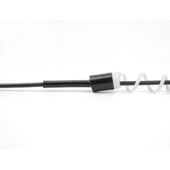 DeLOCK Kaltschrumpfschlauch 25 mm x 130 mm 2 Stück schwarz