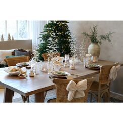 Chic Antique 52097519 Kerzenständer Polyresin Weiß