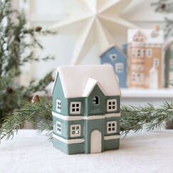 Chic Antique 39114821 Kerzenständer Steingut Grün