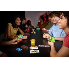 Mattel Games UNO Championship-Reihe Turnier-Set Kartenspiel für große Gruppen von 6 bis 20 Spielern