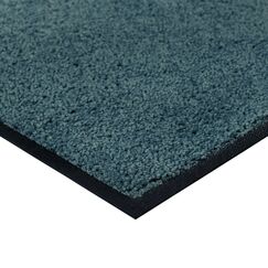 wash+dry Denim Blue Dekorative Fußmatte Draußen, Drinnen Rechteckig Blau