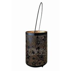 dameco 30520 Laterne Schwarz, Gold