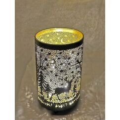 dameco 30561 Laterne Schwarz, Gold
