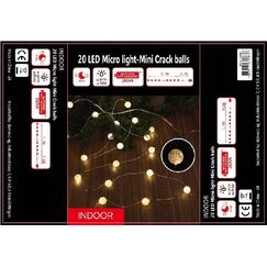 dameco 60908 Lichterkette 1,9 m 20 Lampen LED