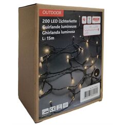 dameco 80445 Lichterkette 15 m 200 Lampen LED