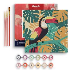 Colorelle COL-PN0008-M Malvorlage &- buch Malen nach Zahlen Set