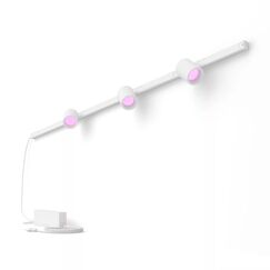 Philips Hue White and Color ambiance Perifo Basis-Set Wandleuchte weiß gerade (3 Spots)