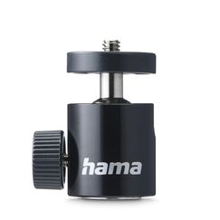 Hama 00005001 Stativaufsatz Schwarz 1/4" Kugel (Form)