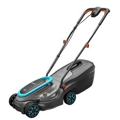 Gardena 14632-55 Rasenmäher Schieberasenmäher Akku Schwarz, Grün