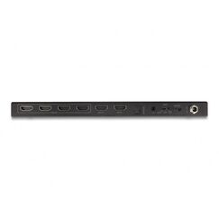 DeLOCK HDMI Matrix Switch 4 x HDMI in zu 2 x HDMI out 4K 60 Hz mit Audio Extraktor