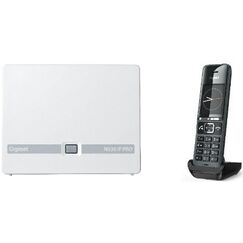 Gigaset N530 + C600H DECT-Telefon Schwarz, Weiß