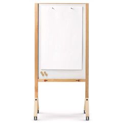 MAUL 6341070 Flipchart Freistehend 1200 x 1800 mm Stahl, Holz Weiß, Holz