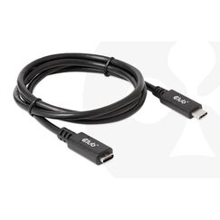CLUB3D USB Gen1 Type-C Extension Cable 5Gbps 60W(20V/3A) 4K60Hz M/F 1m/3.28ft