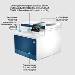 HP Color LaserJet Pro LaserJet Pro 4302fdw Wireless Multifunction Farbe Drucker, Kopierer, Scanner; Duplex